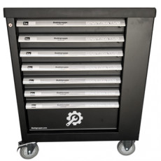 STAHLGRUPPE Gereedschapswagen GEVULD - 6 Laden - Zwart